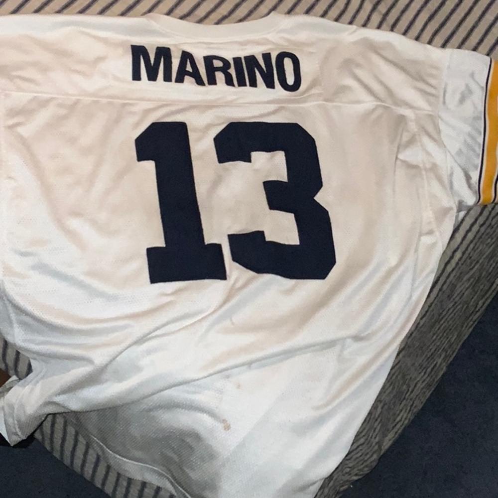 Dan Marino 13 Pitt jersey size 60 5XL ADIDAS